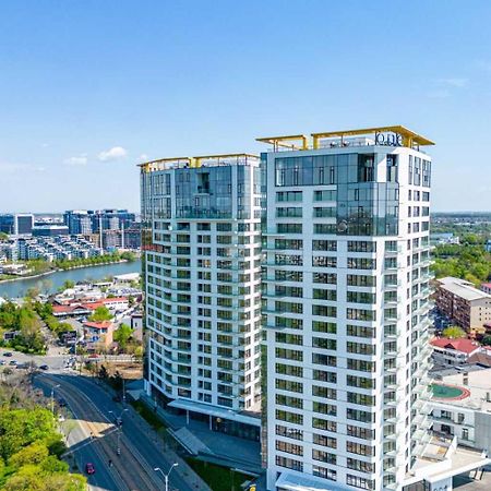 One Verdi Park Exclusive Apartments - Panoramic View & Private Parking บูคาเรสต์ ภายนอก รูปภาพ
