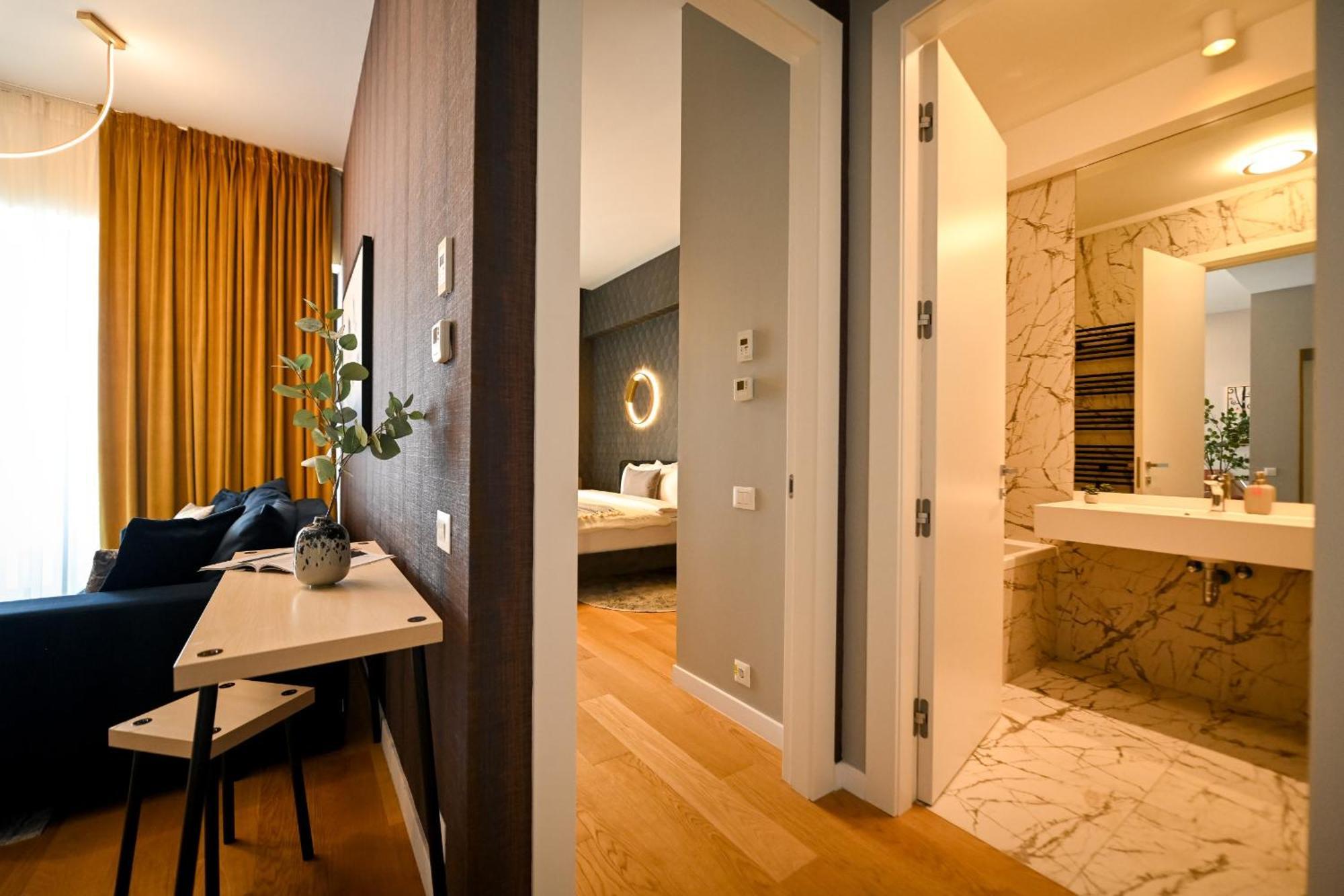 One Verdi Park Exclusive Apartments - Panoramic View & Private Parking บูคาเรสต์ ห้อง รูปภาพ